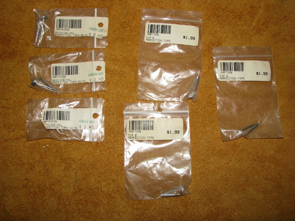 Six Perfection Rod Tips 3 – No. 6 and 3 – 92/93 – New Old Stock