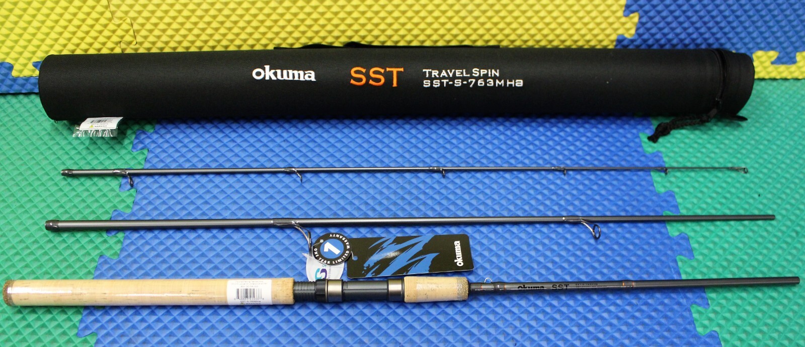 Okuma SST “A” Travel Spin Rod W/Hard Tube Case SST-S-763MHa