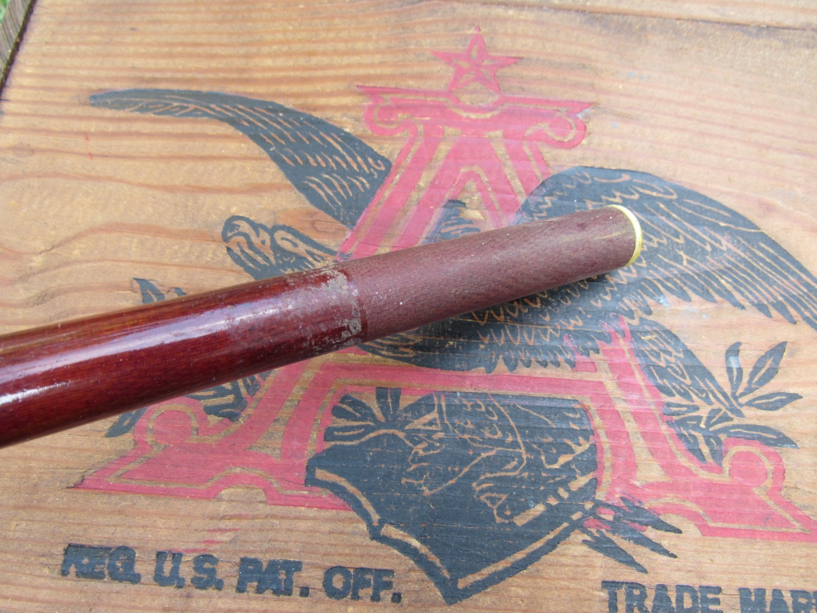 Vintage Kencor No. 315 Brown Tenlew Magnaglas 15′ Saltwater Surf Fishing Rod