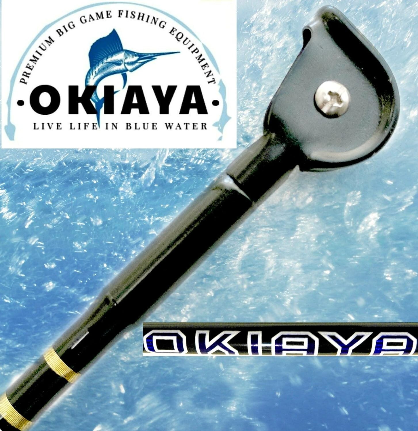 OKIAYA “The Terminator 80-130lb Bent Butt Saltwater Roller Rod 5’6”