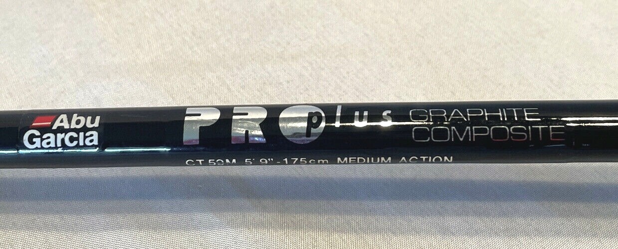 Abu Garcia Pro Plus CT59M 5′-9” Medium Action 1/4-3/4oz. Lures ~ 8-20lb.Line