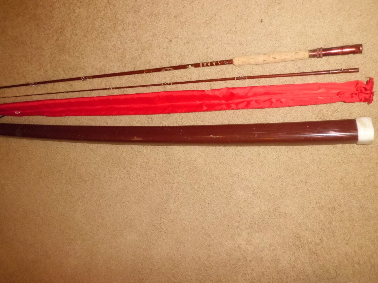 Vintage FENWICK Feralite FF857 Fly 8′ 6″ Rod made in USA- 7 wt #M185734