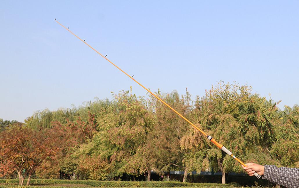 Casting Spinning Fishing Rods 1.65m/1.8m Carbon Fiber Rod 2 Section Travel Poles