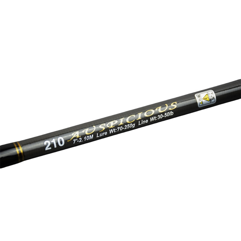 SPICIOUS Saltwater Rod 7ft 30-50lb Spinning Jigging Rod Trolling Heavy Off Shore