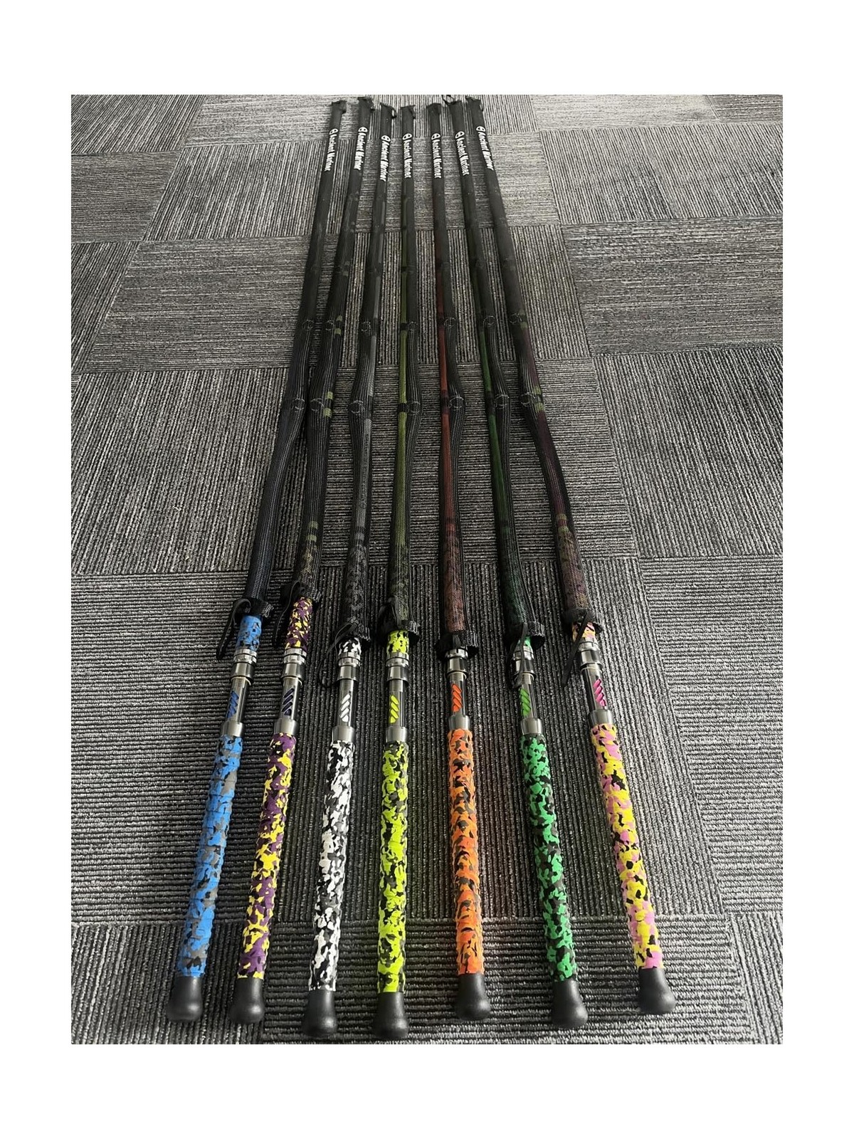 ANCIENT MARINER Catfish Fishing Rods, 7’6″ One-Piece Glow with Black Light An…