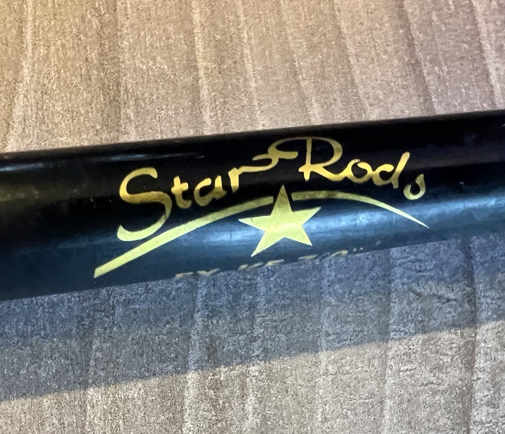 Lot of 2 Conventional Fishing Rods Star Rods Aerial & Vtg Shimano TLD 70 Heavy