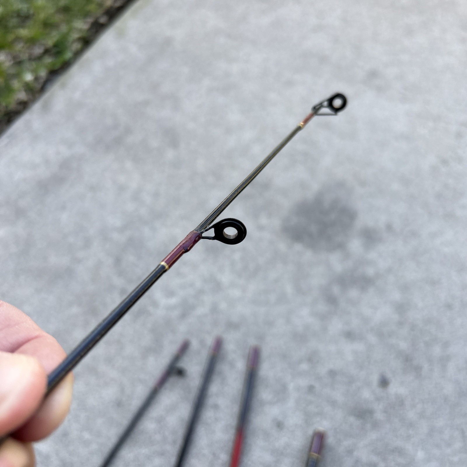 Silstar Venture Fishing Pole Rod 5-Piece Portable Medium Light 4’6” WORKS EUC