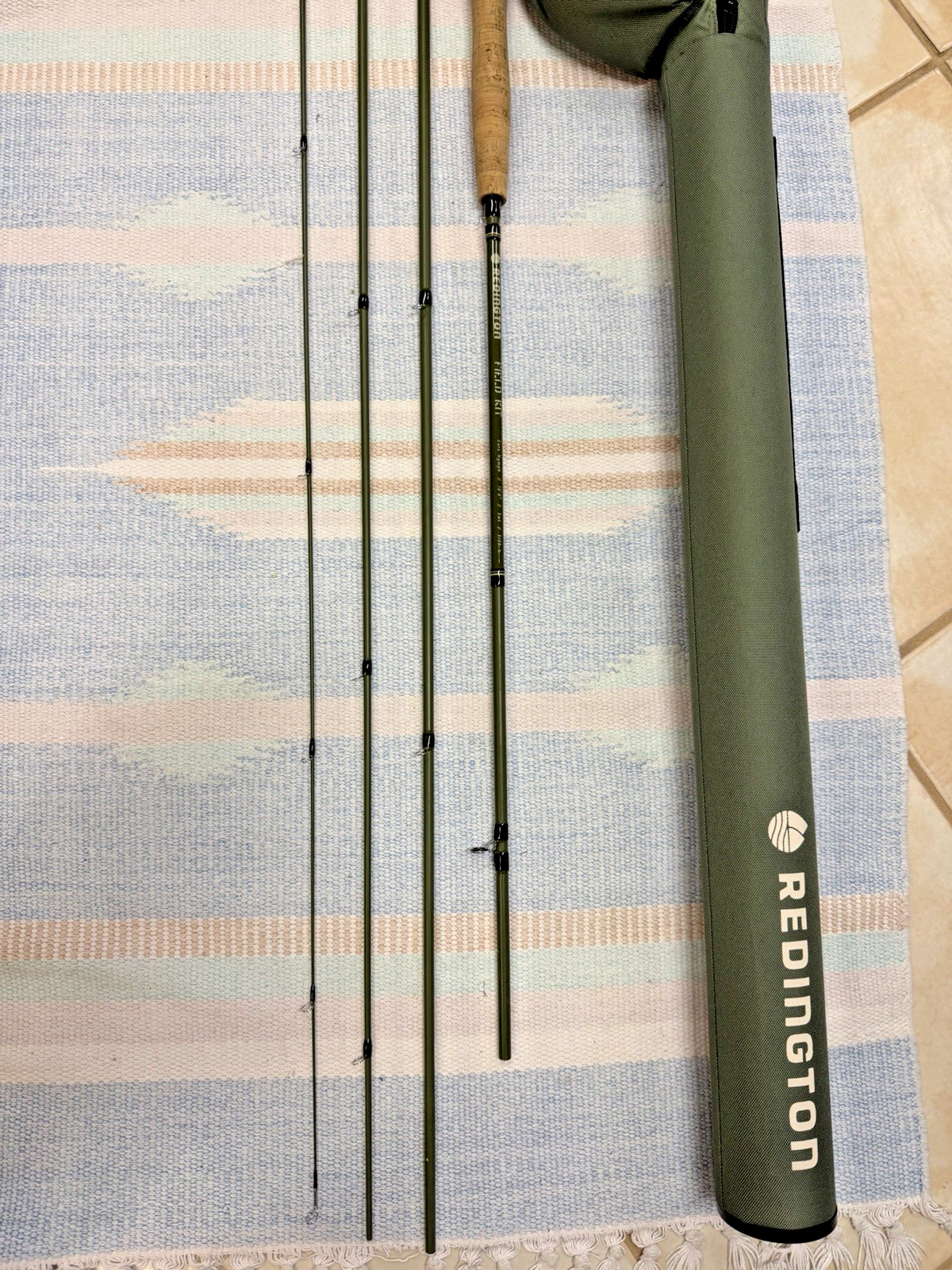 Redington Euro Nymph II Field Kit Fly Fishing Rod Reel Line Combo 10′ 3wt 4pcs