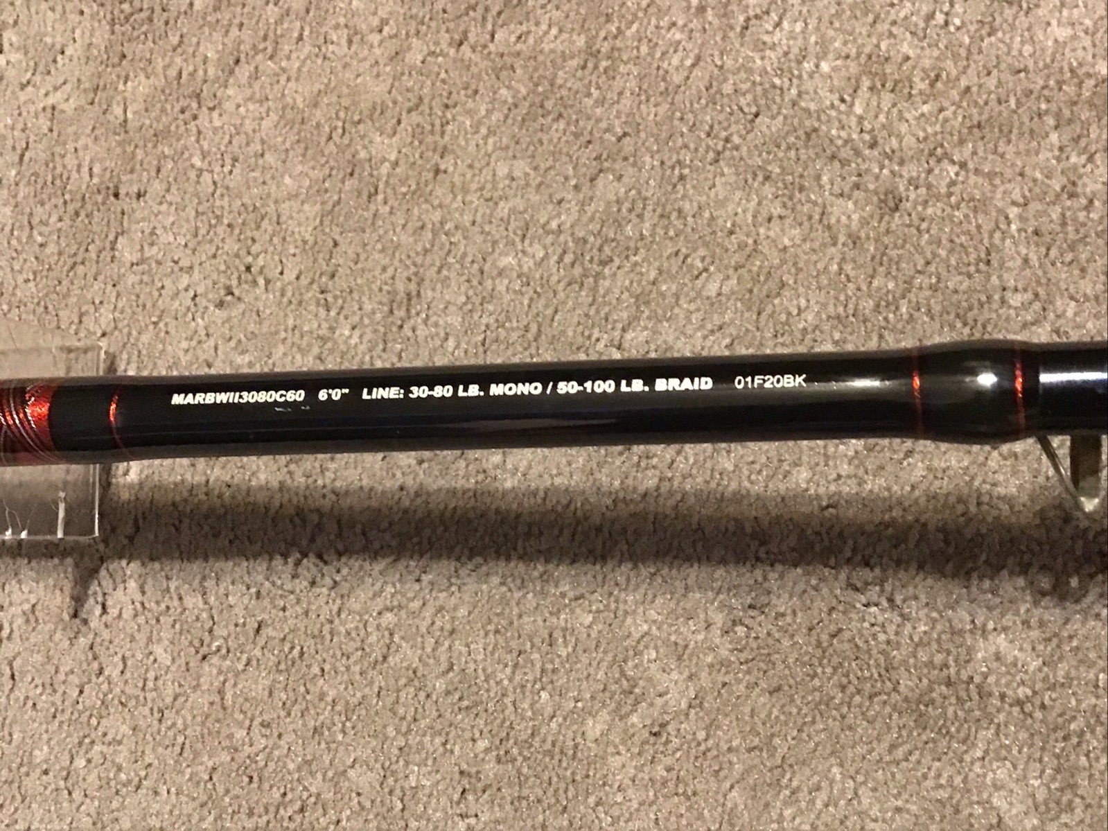 Penn Mariner II 6’ 50/100lb Braid Big Game Rod “NICE” Lot B8