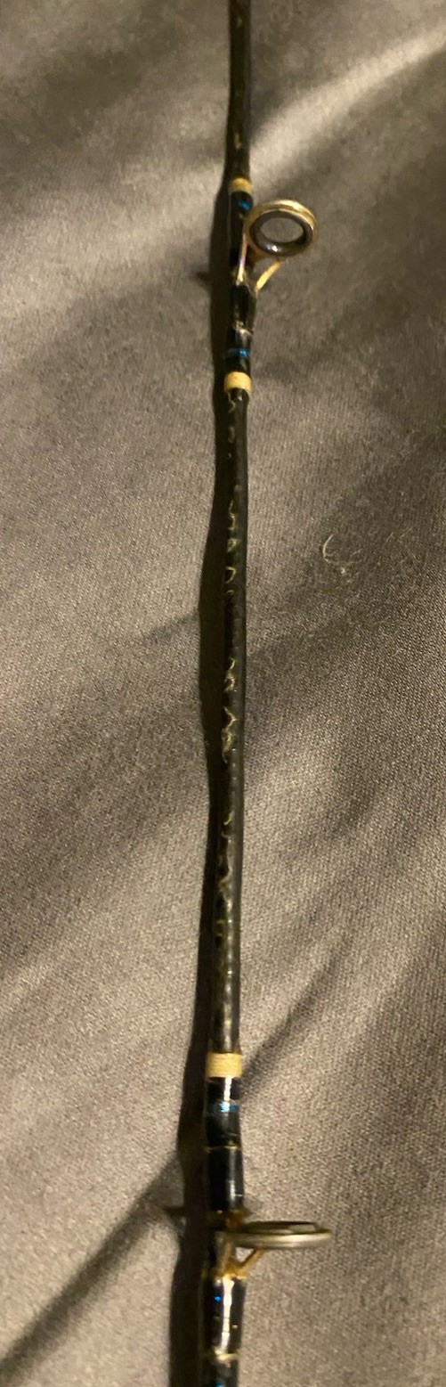 Vintage Bass Pro Shops 6’6” SPIRAL Graphite PRO SERIES MH Casting Rod.