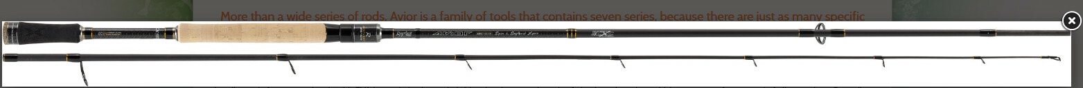 Rapture Avior 2.4 and 2.7m Soft bait and hard lure Bass 10-28g 10lb line ex dem0