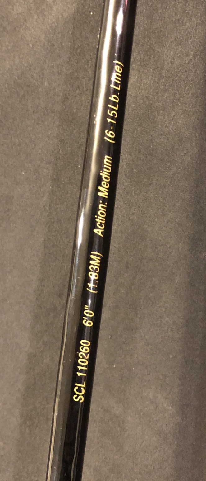 Ugly Stik Graphite Core Shakespeare SCL 1100 6’0 Rod NOS 2 Piece with Reel