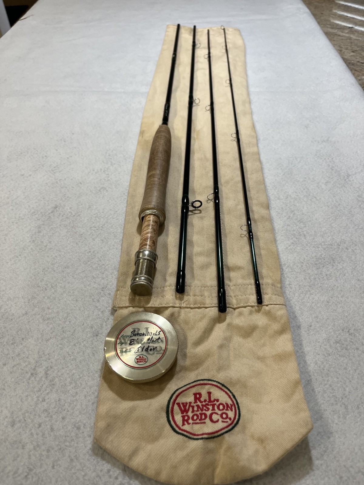 Winston Boron III LS 8′ 4wt 4piece Fly Rod – Lightly used in excellent Condition
