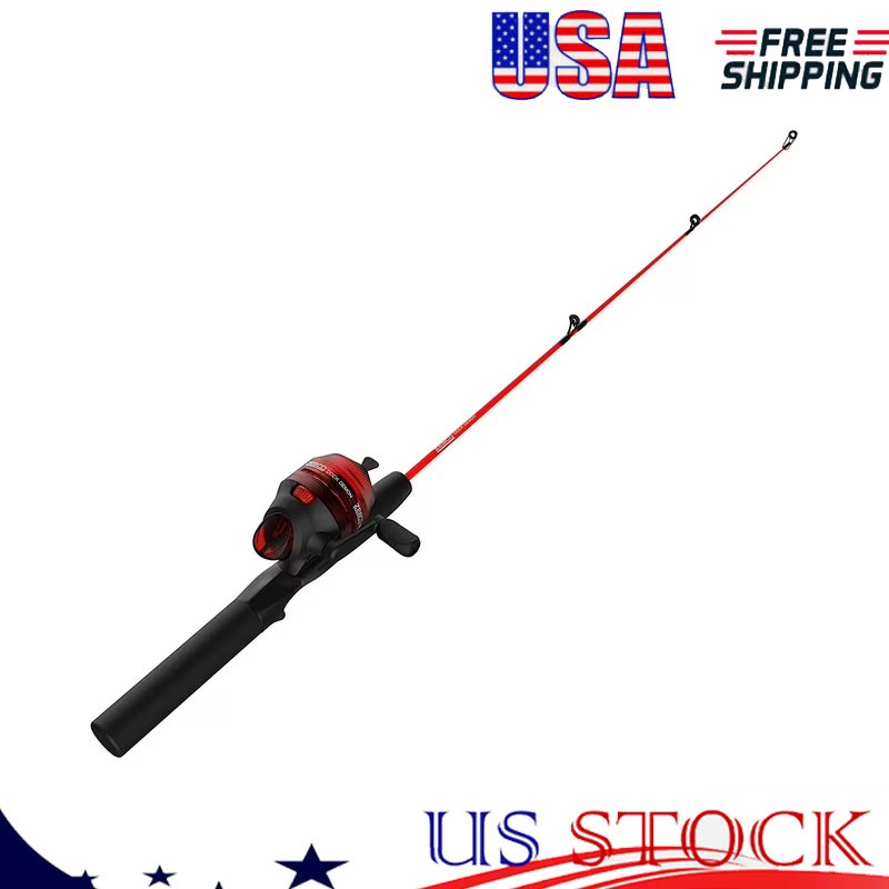 Dock Demon Fiberglass Spinning Rod & Saltwater Spinning Pole Reel Combo