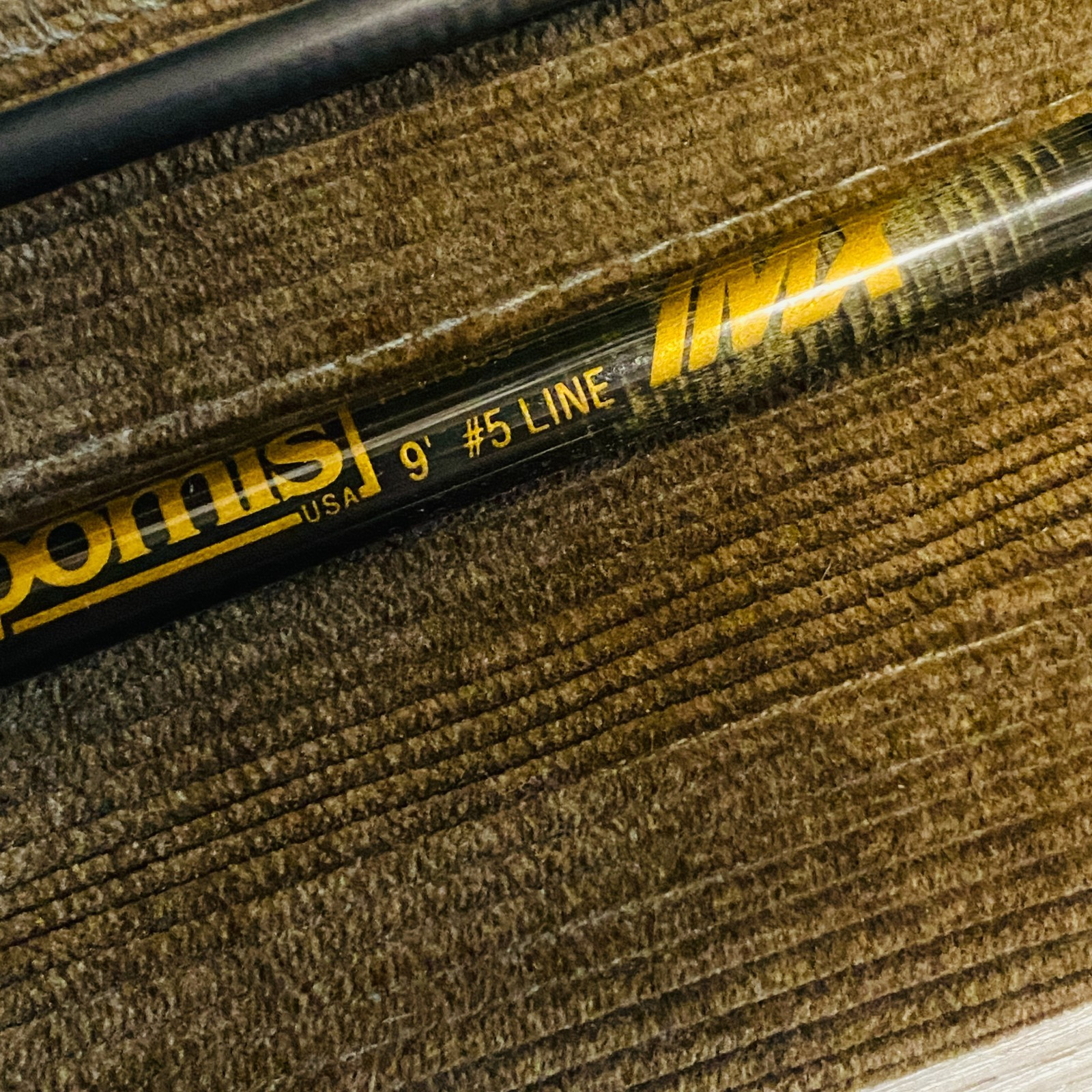 [Excellent] G. Loomis IMX FR1085 9’0″ 5wt Fly Rod w/tube case