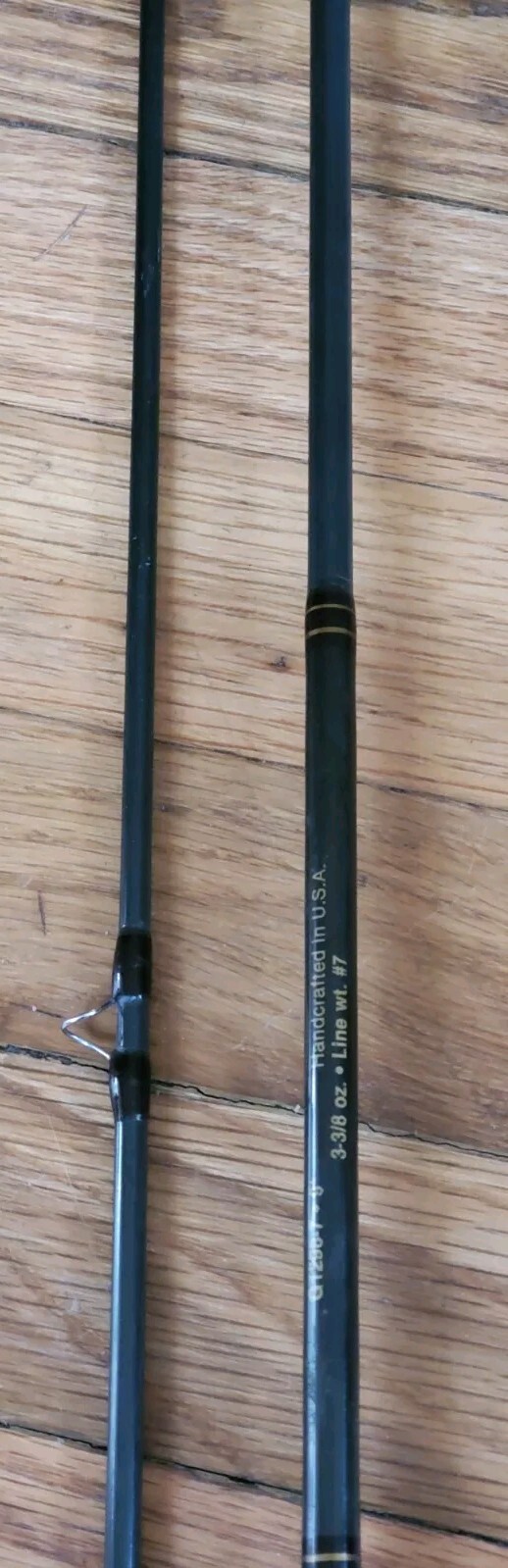 Lamiglas G1000 Series 9′ 2pc Wt7 1298-7 Fly Rod Handcrafted In USA EUC