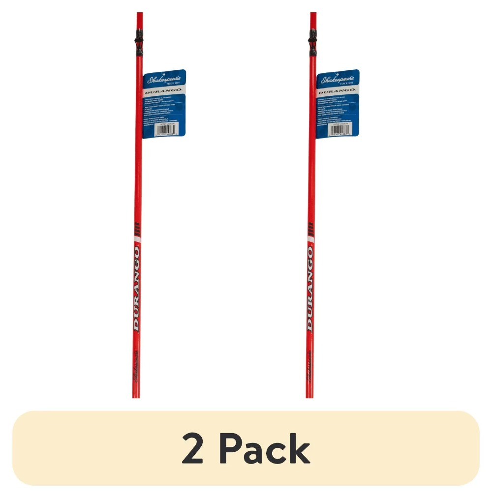 (2 pack) Casting Rod, 6′ Medium Fishing Rod, 2 Piece