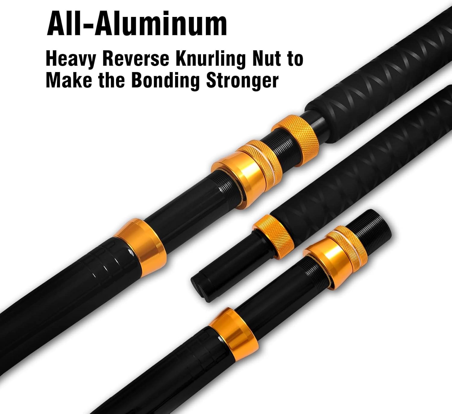 Bent Butt Fishing Rod 2-Piece Saltwater Offshore Trolling Rod Big Game Roller