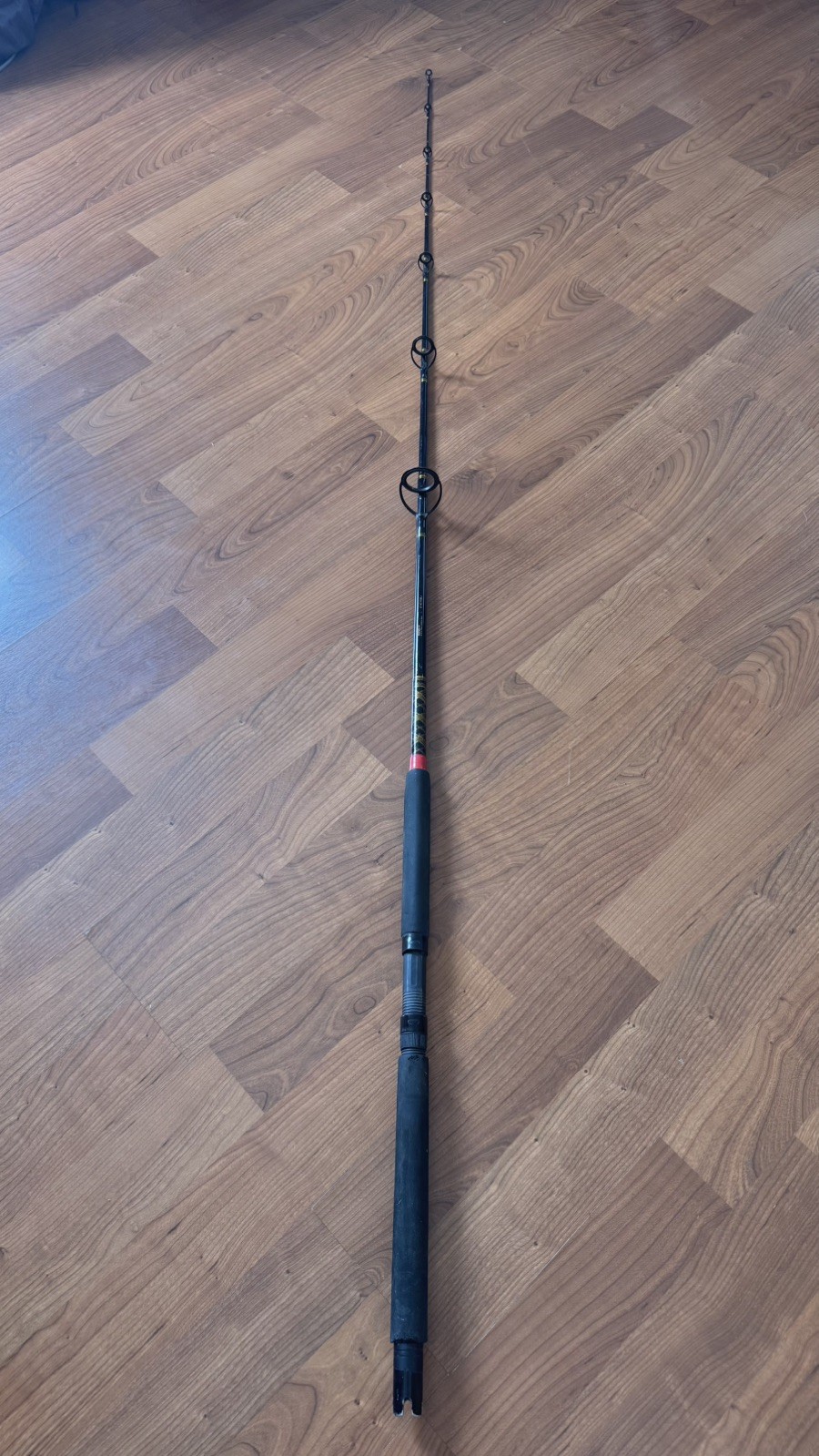 Penn Spinfisher V Setup with 7ft Fishing Rod, Spinfisher V reel 7500, and line