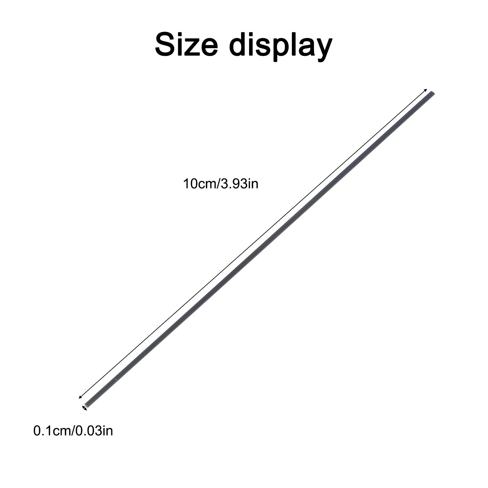 Carbon Fiber Repair Kit for Fixing and Upgrading Fishing Poles 1mm~10mm*10cm