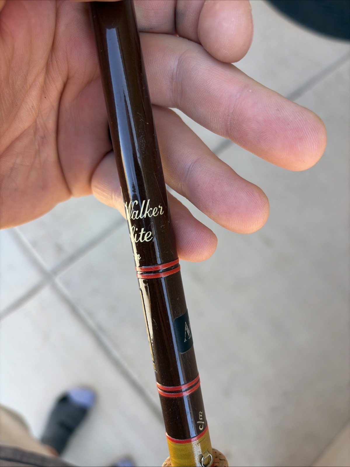 Vintage Hardy Richard Walker Superlite 9ft 3” 2 Piece 7/8 # Fly Rod