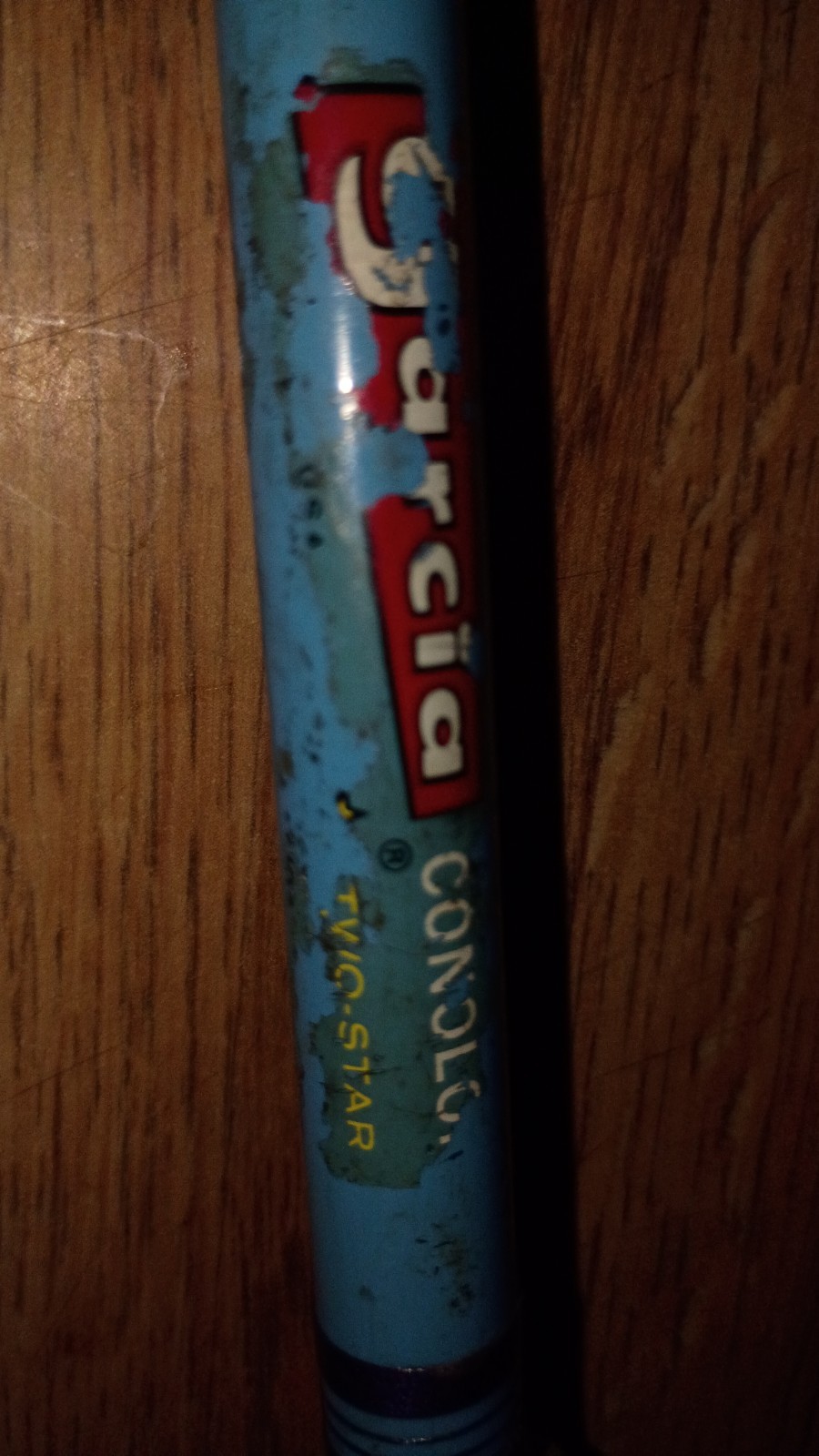 VINTAGE ABU GARCIA CONOLON 2-STAR, 7 FOOT, 5 INCHES LONG ( ONE PIECE) ” USED” 😍