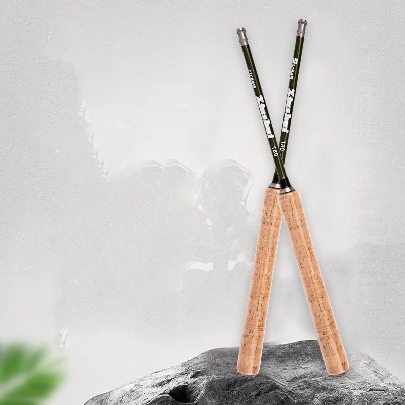 Ultra-light convenient 1.5m-3.6m Fly Telescopic Rod Fast Carbon Trout Cork Rod