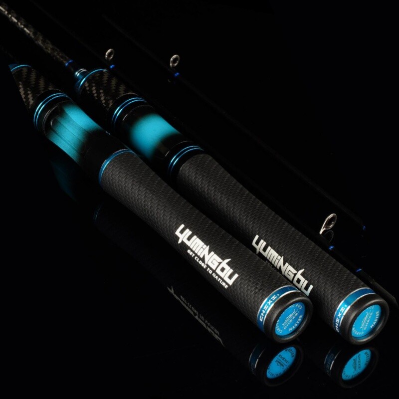 Carbon Fiber Fishing Lure Rod 1.5M 1.68M 1.8M Pole Spinning Casting Rod Lure Rod