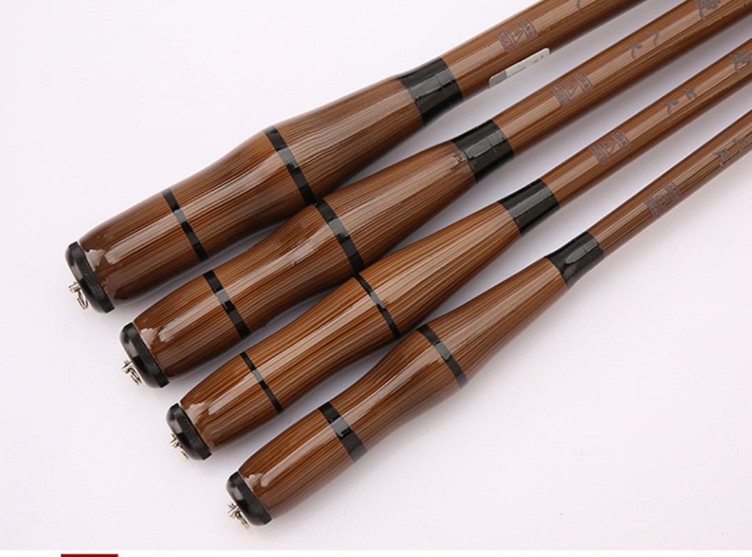 Ultra-short lightweight hard-action fishing rod for stream fishing fishing gear