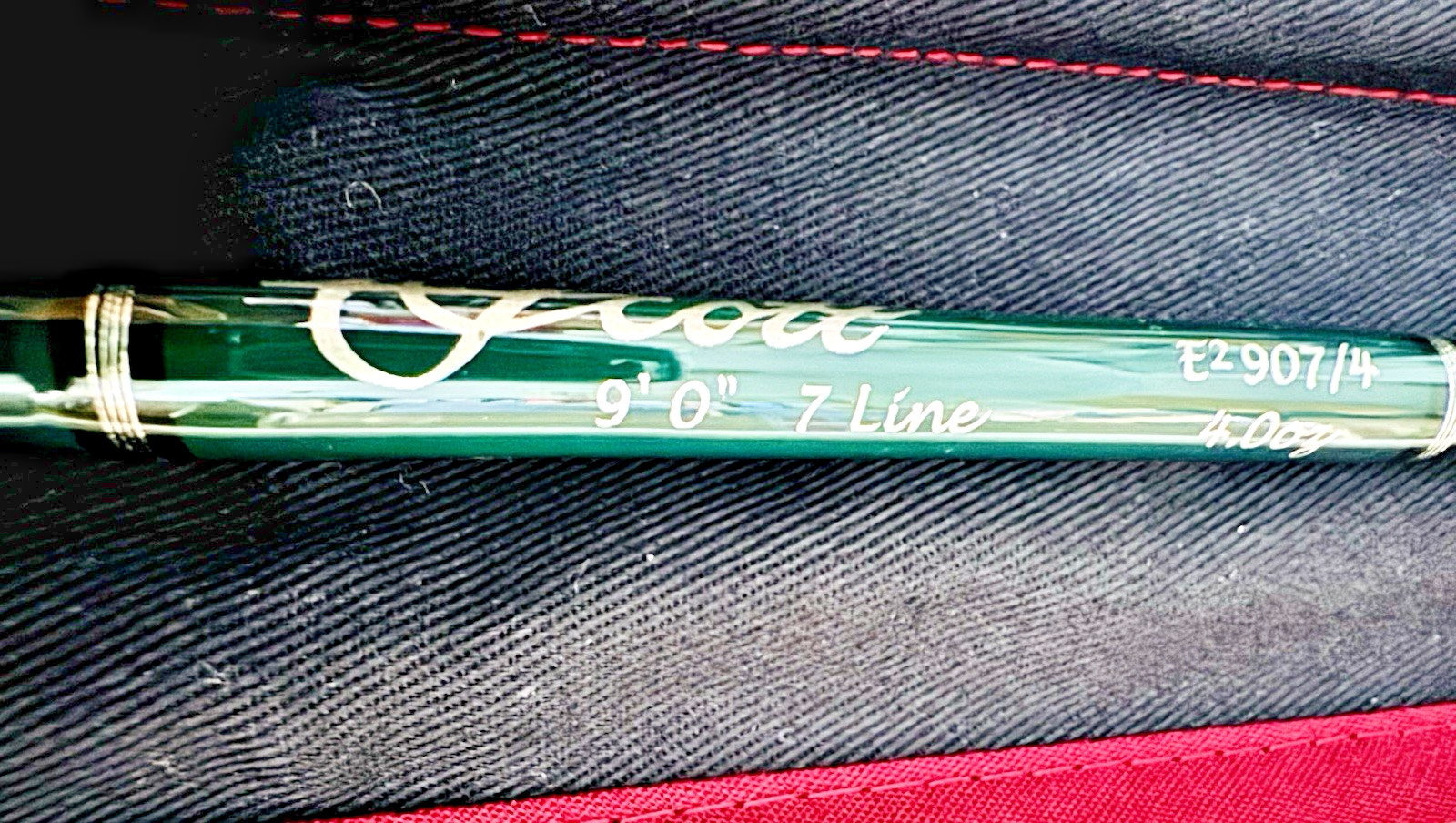 Scott E2 9 Foot #7 Graphite 4 Piece Trout Fly Rod with Travel Tube & Bag