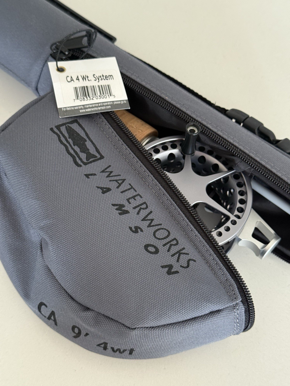 **BEAUTIFUL** 🔥 WATERWORKS LAMSON CENTER AXIS 4wt. 9’ft~4pc Fly Rod!! 🔥~LQQK~