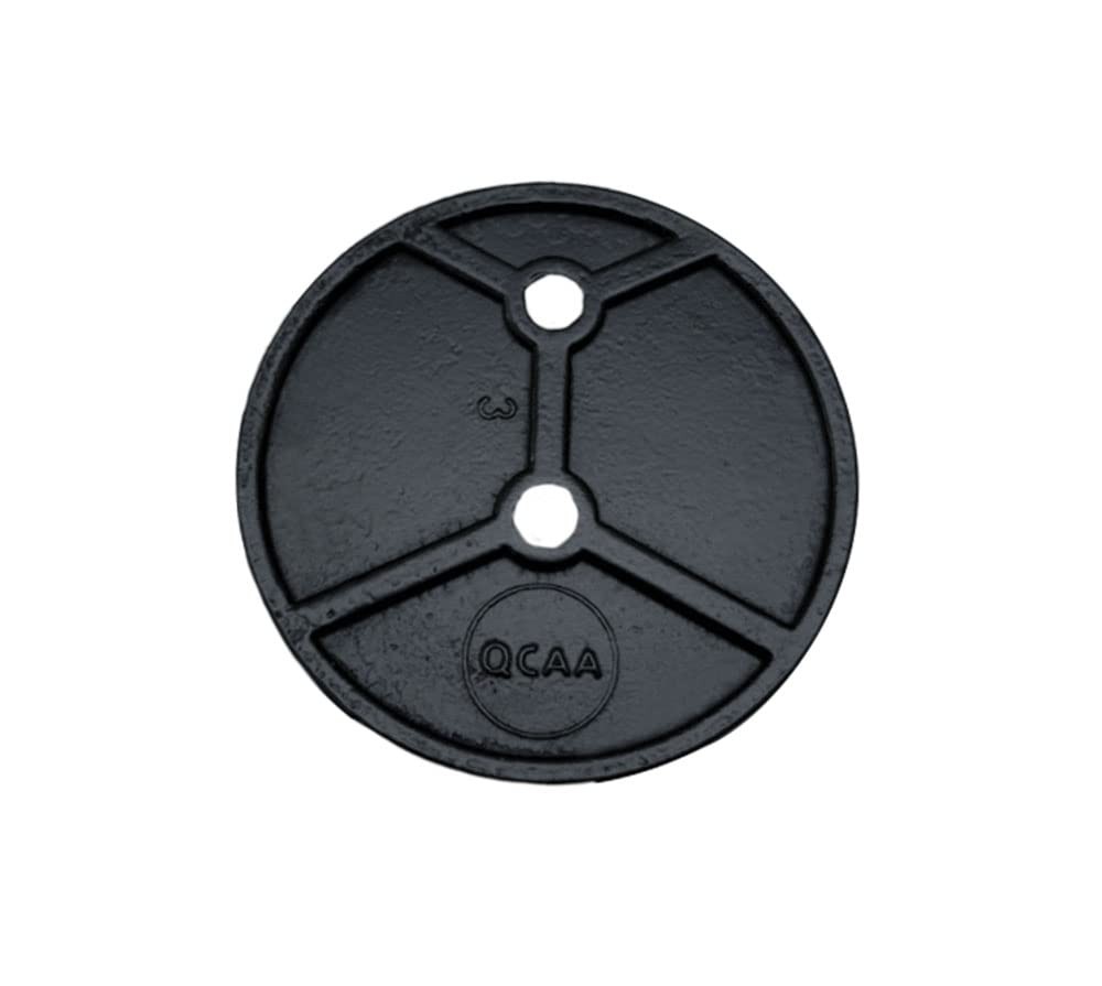 QCAA Extra Heavy Duty Solid Brass Closet Pole Socket Set, 1-1/2″, Oil-Rubbed Bro