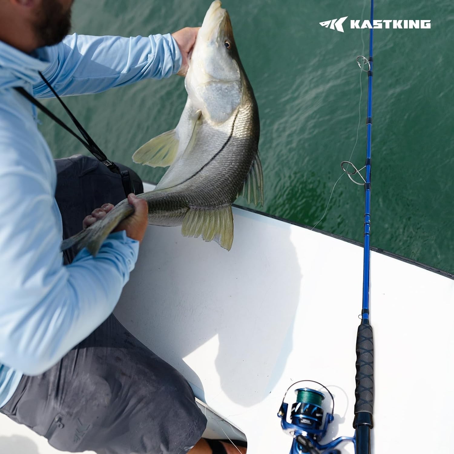 Kapstan Saltwater Spinning Rod, Boat & Surf Fishing Rod, Lightweight S-Curve …