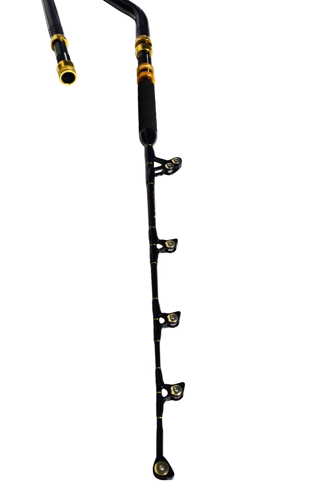 100-120 lb. 3pc Saltwater Fishing Rod – Roller Tip – Deep Drop Trolling