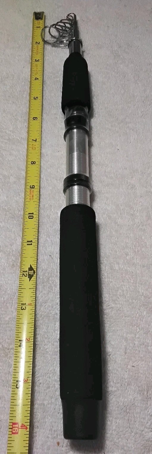 Vintage DAVIDCRAFT K-320 Telescoping Fishing Rod – 65″ Retractable