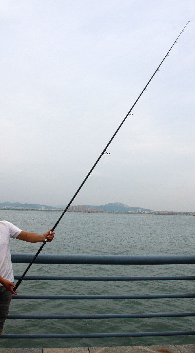 Boat Fishing Rod 2.7M/3M/3.3M Carbon Fiber Spinning Casting Rod 4 Sections Rods