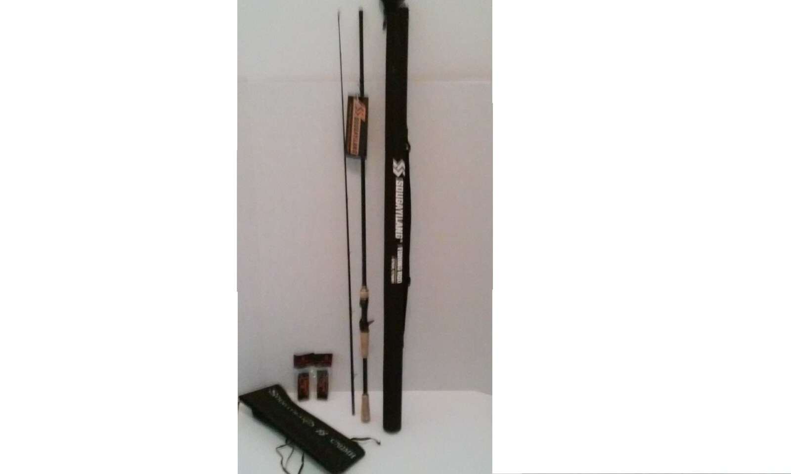 SOUGAYILANG Casting 7′ Medium Heavy BAITCASTING FISHING ROD w/Case/Rod Wraps NEW