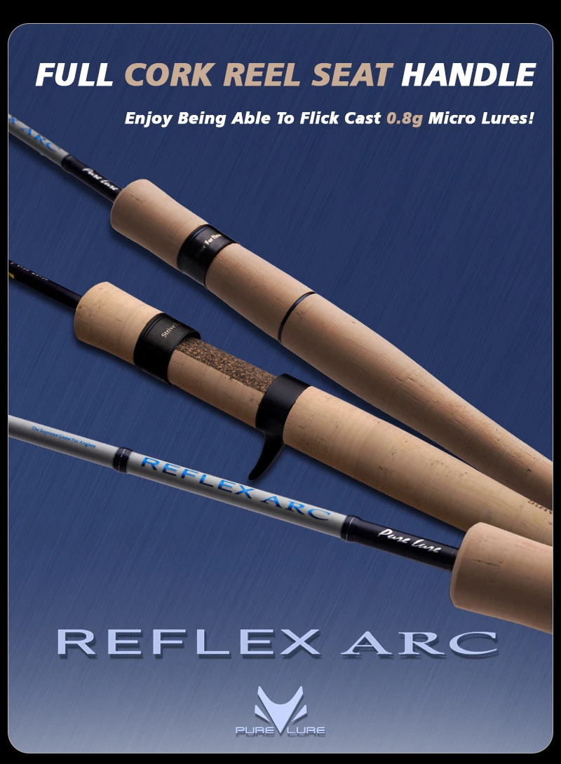 PURELURE REFLEX ARC Flick Cast BFS Rod 6FT Toray Carbon T1100 SIC