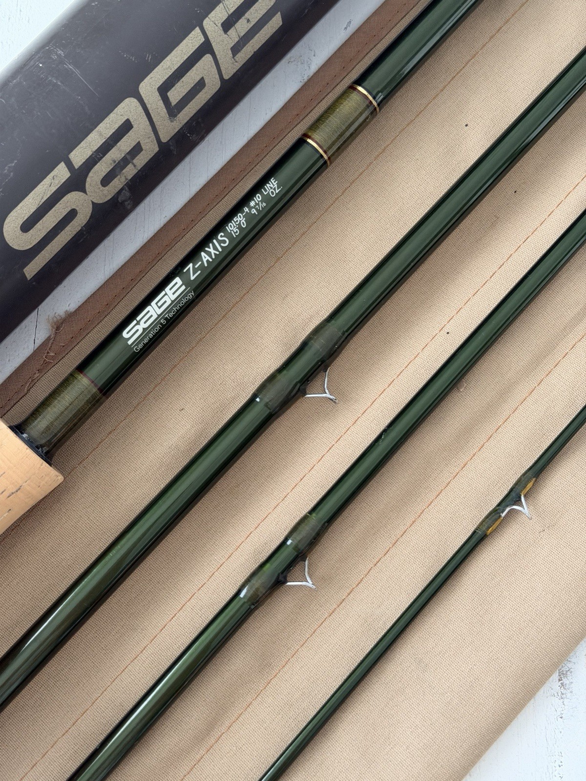 **BEAUTIFUL** 🔥 SAGE Z-Axis SPEY 10wt. 15’ft~4pc FlyRod!! ~LEGENDARY~ 🔥
