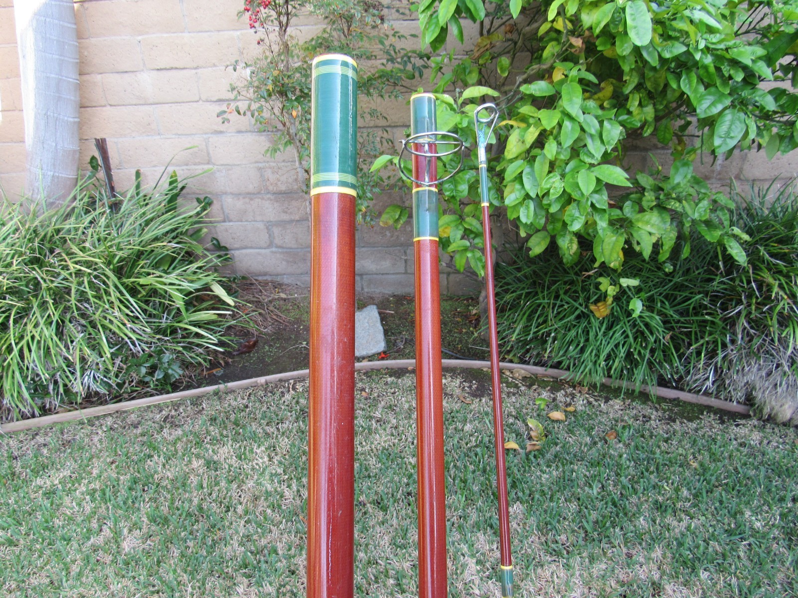 Vintage Kencor No. 315 Brown Tenlew Magnaglas 15′ Saltwater Surf Fishing Rod