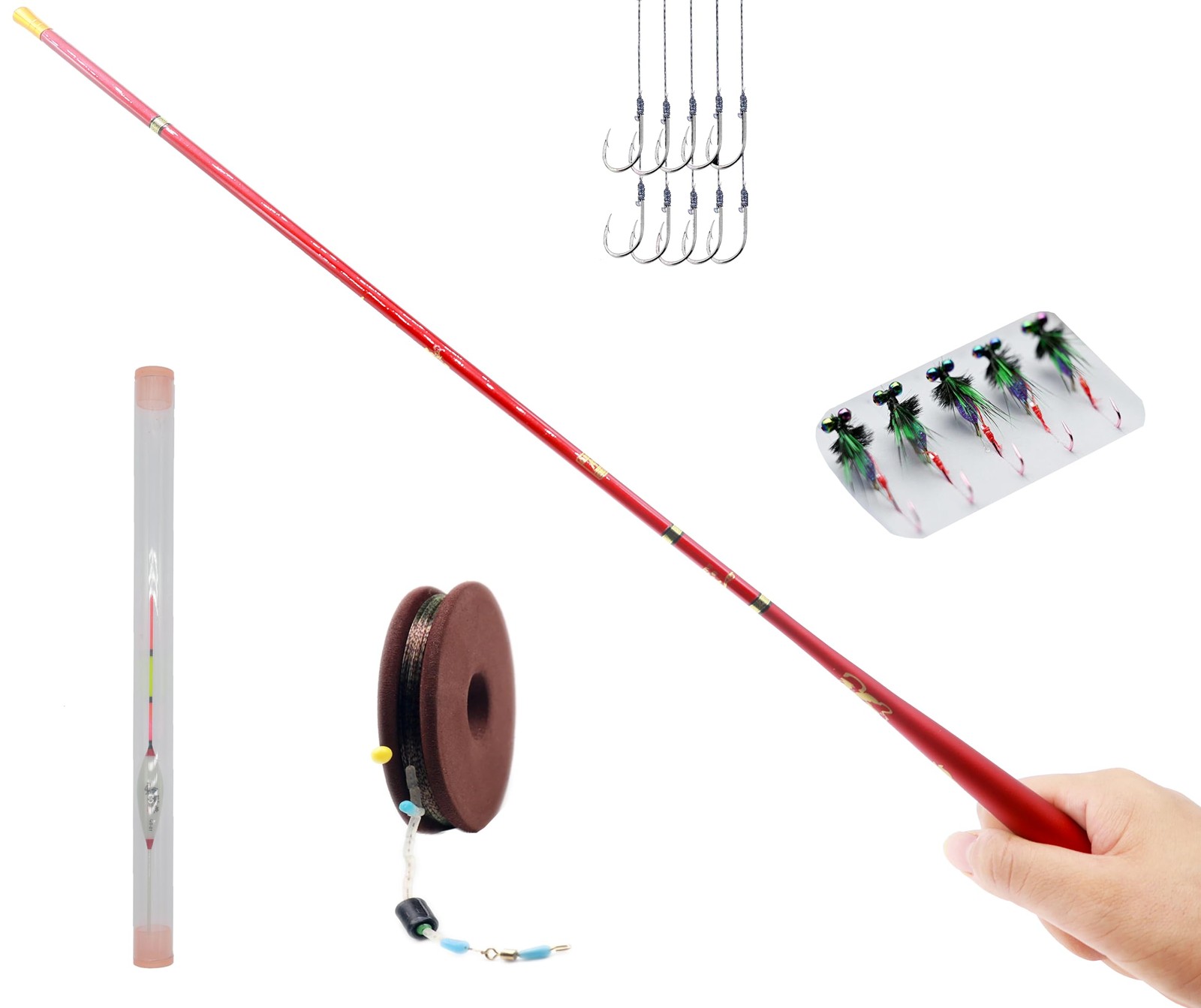 Tenkara Rod Fly Fishing Rod Kit – Kids Fishing Pole Small Stream Collapsible …