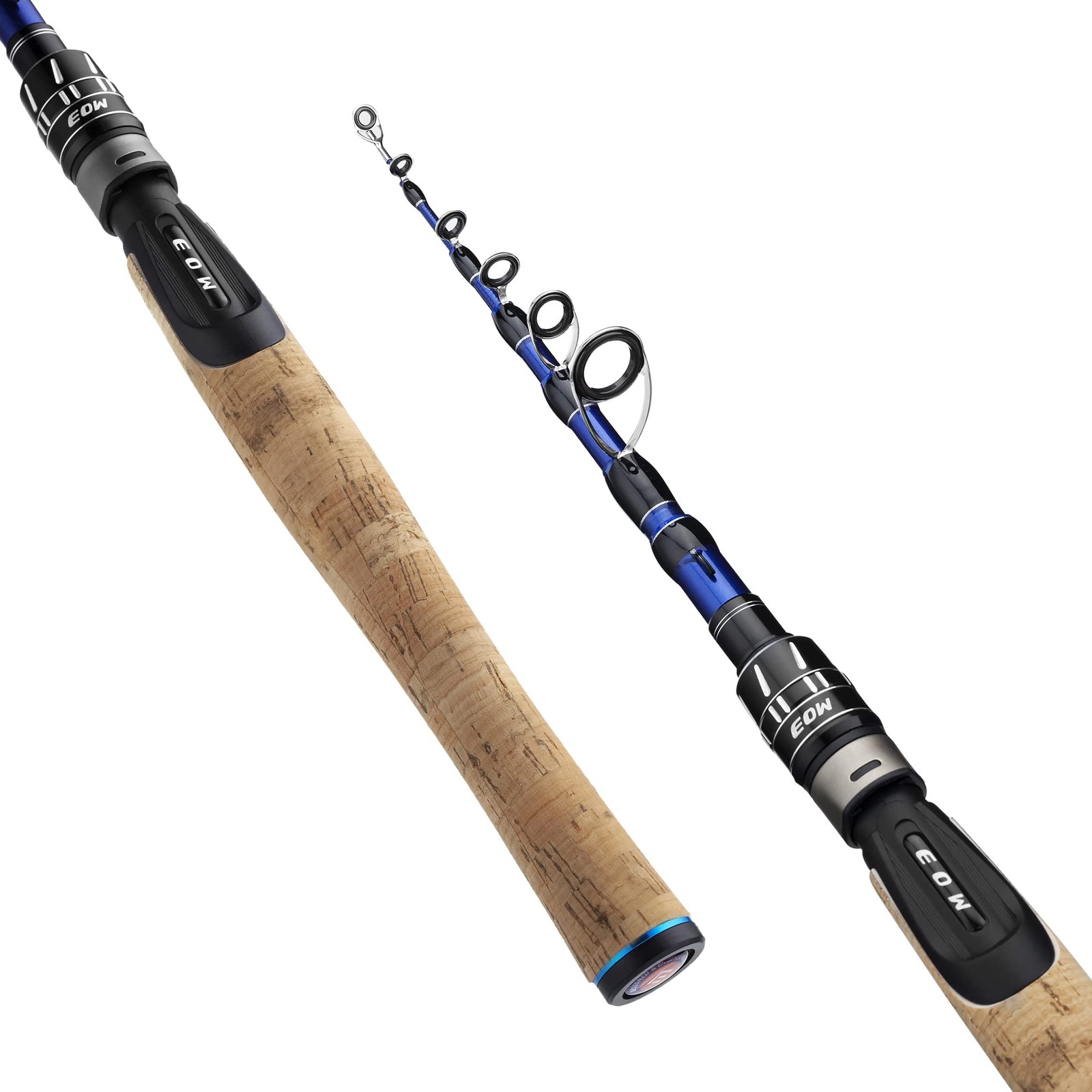 Portable Telescopic Casting & Spinning Fishing Rods, 24T Carbon Blanks | Tr