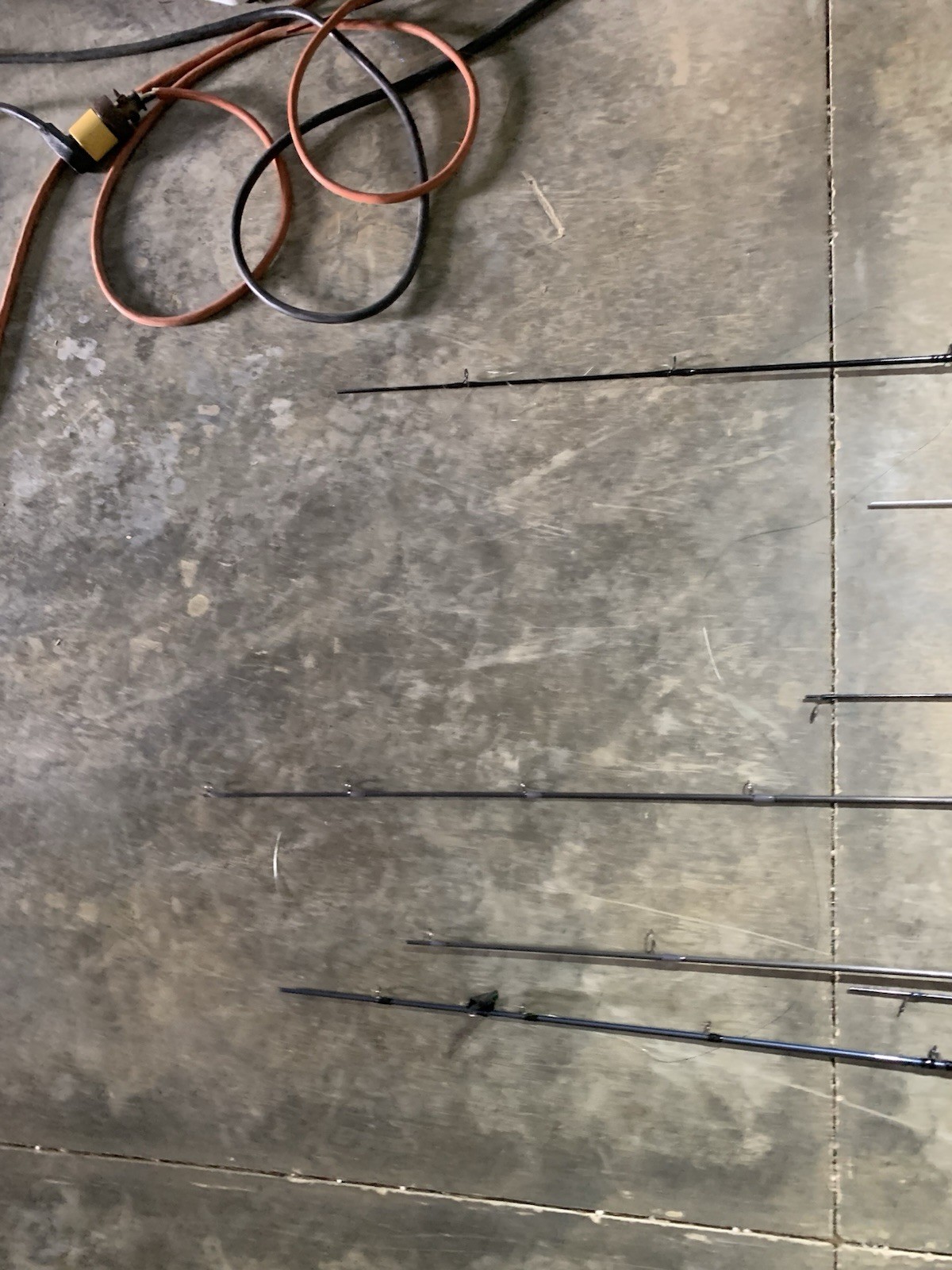 LOT OF 10 BASS PRO SHOPS FISHING RODS (BROKEN)