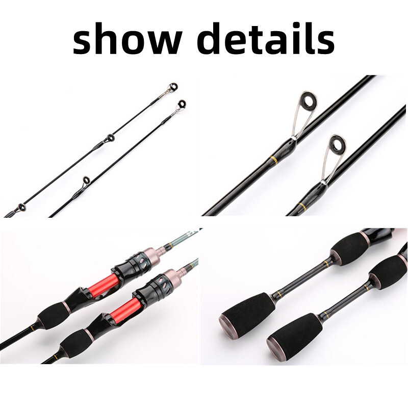 1.68M/1.8M Fishing Rods Carbon Fiber Spinning/casting Fishing Poles Lure Rods
