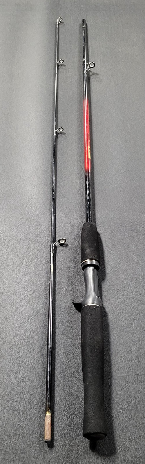 Marado 5’6″ Medium Action SAS-110 Baitcasting Fishing Rod, Line 6-14lbs. 2 Piece