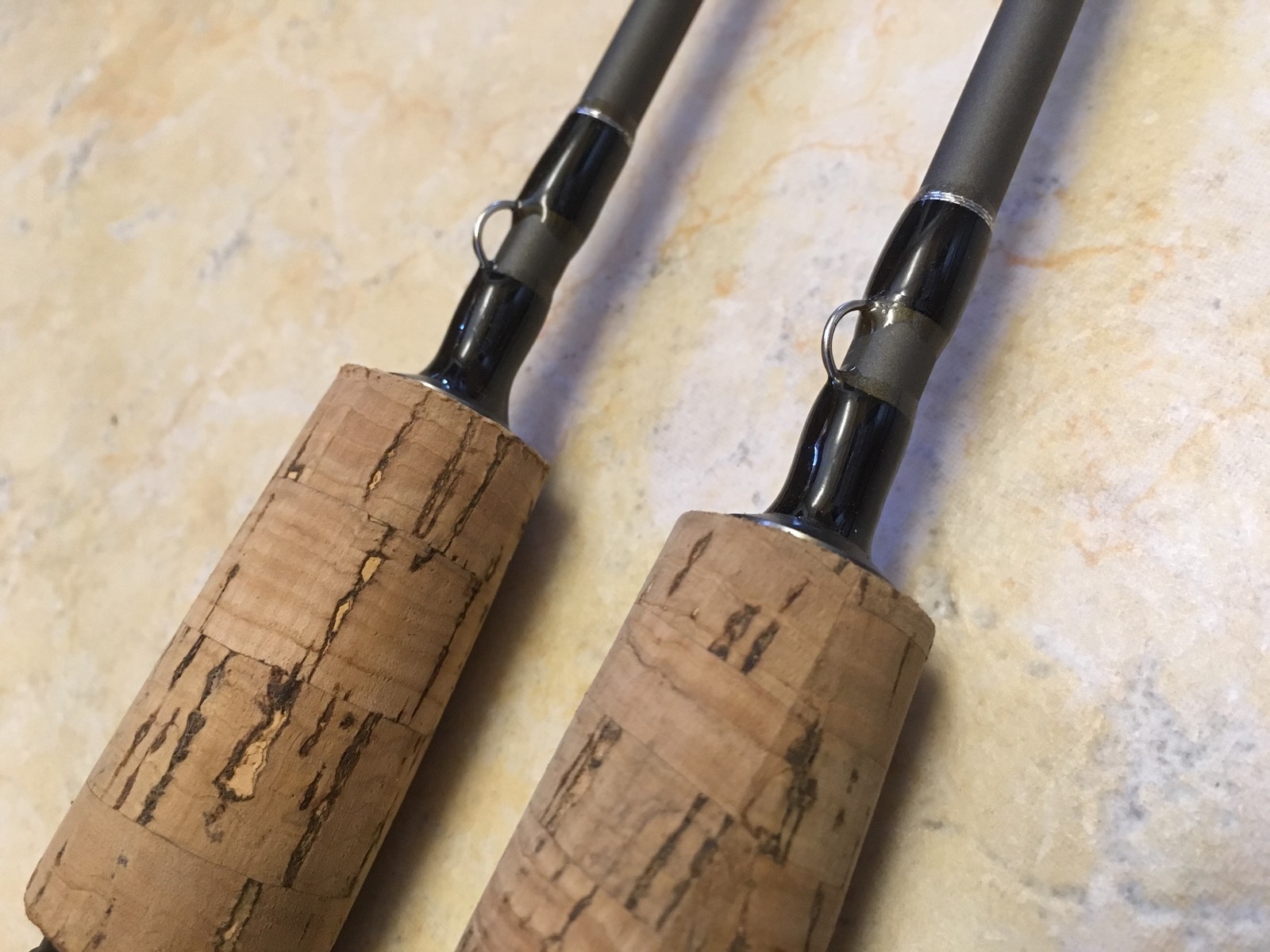 3 Shakespeare Pistol Grip Micro Series Graphite UL Casting Rods 4’6U Cork Handle