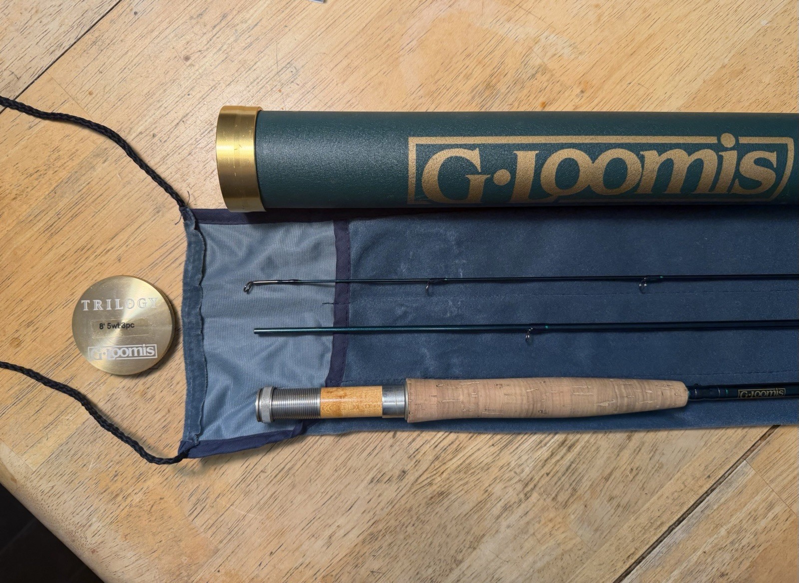 G. Loomis Trilogy FR 965-3 – 8′ 5wt. 3 piece Fly Rod in original tube