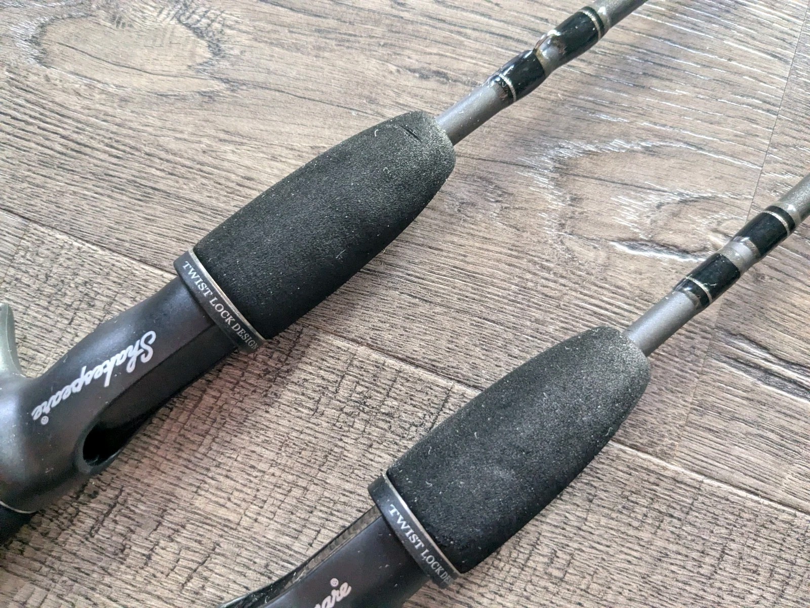 Lot of 2 Shakespeare SYNERGY 4’6″ 1PC Ultra Light Matching Micro Casting Rods