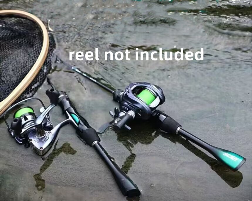 5.51FT/5.91FT Fishing Rod 2 Sections Rod Carbon Fiber Spinning Casting Pole Bass
