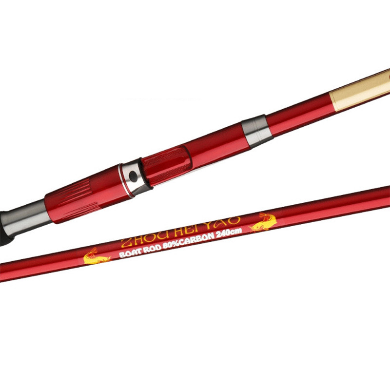 RedShark Saltwater Boat Rod Trolling Heavy 6′ 7′ 8′ Travel Spinning Rod 3 Piece